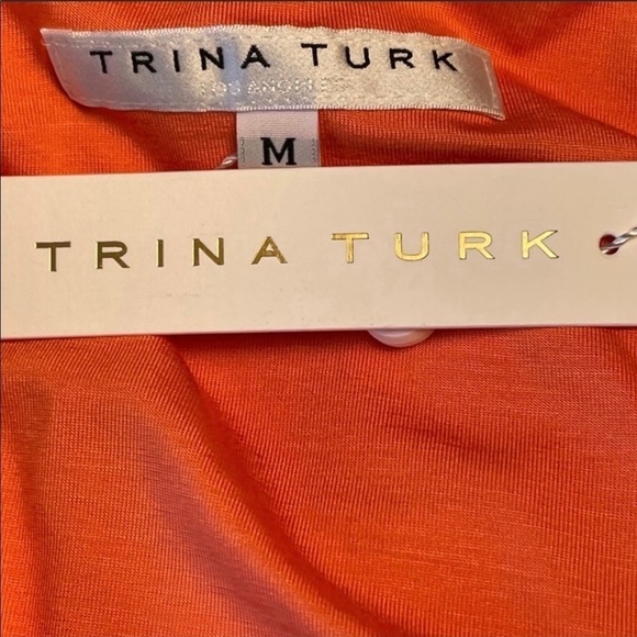 💋NWT Trina Turk Sunset Soirée Garden Double Lined Flowing Tank - Picture 11 of 11